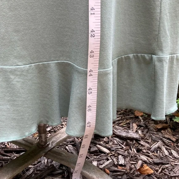 Peruvian Connection Conservatory Dress. SZ M Faux-Wrap Pima Cotton/Modal/Spandex - Picture 8 of 14